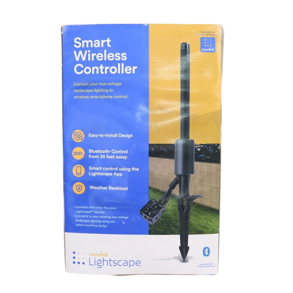 Novolink Lightscape Smart Wireless Controller Motion Sensor Spotlight Kit Black